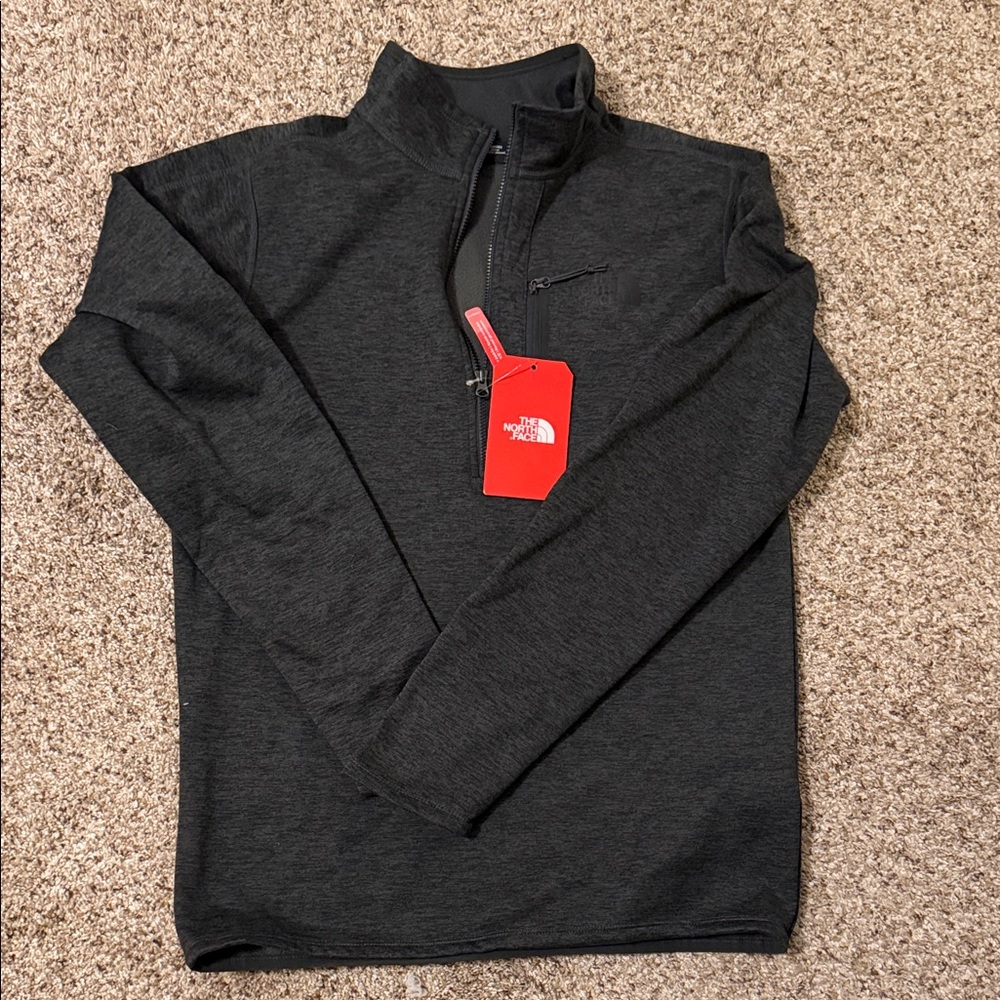 The North Face Men's Charcoal Zip-Up Sweater